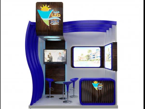 बूथ प्रदर्शनी स्टैंड a262a 3D मॉडल