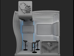 booth exhibition stand a262a Modèle 3D