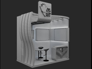 booth exhibition stand a262a Modèle 3D
