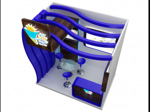 booth exhibition stand a262a Modèle 3D