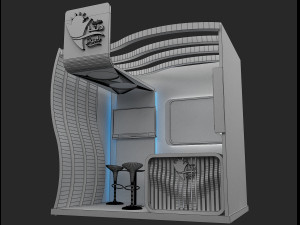 booth exhibition stand a262a Modèle 3D