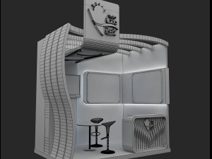 booth exhibition stand a262a Modèle 3D