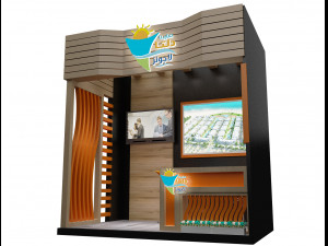 booth exhibition stand a263 3Dモデル