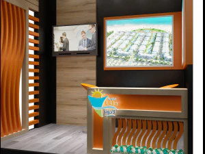 booth exhibition stand a263 3D Model