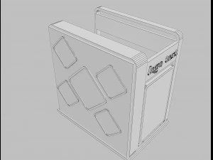 booth exhibition stand a3 3D Model
