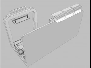 booth exhibition stand a8 3D Model