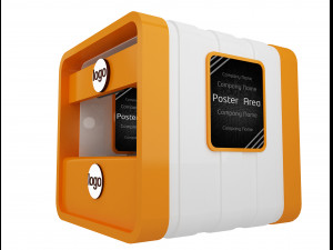 Booth exhibition stand a10 3D Model