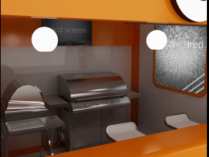 Booth exhibition stand a10 3D Model