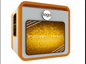 Booth exhibition stand a10 3D Model