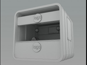 Booth exhibition stand a10 3D Model