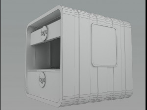 Booth exhibition stand a10 3D Model