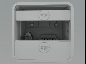 Booth exhibition stand a10 3D Model
