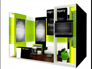 booth exhibition stand a12 3D Модель