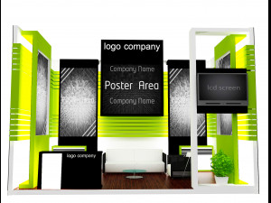 booth exhibition stand a12 3D Модель