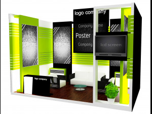 booth exhibition stand a12 3D Модель