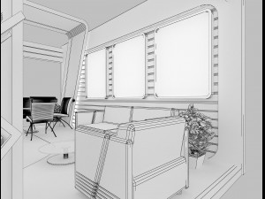 booth exhibition stand a7 3D Модель