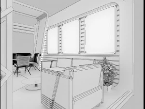 booth exhibition stand a7 3D Model