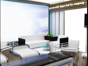 booth exhibition stand a19 3D Model