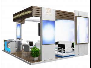 booth exhibition stand a19 Modèle 3D