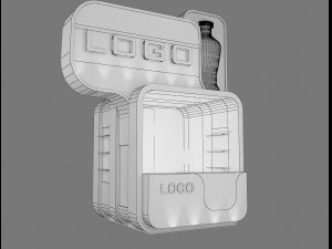 booth exhibition stand a13 3D Model