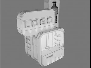 booth exhibition stand a13 3D Model