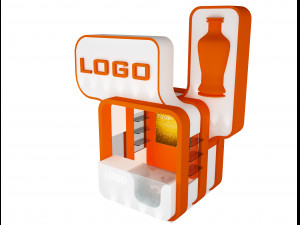 booth exhibition stand a13 Model 3D