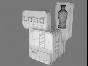 booth exhibition stand a13 3D Model