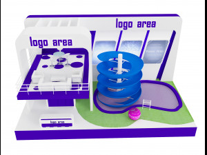 booth exhibition stand a 20 3D Модель