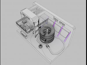 booth exhibition stand a 20 3D Model