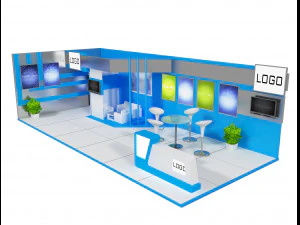 booth exhibition stand a 26 3D Model