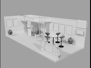 booth exhibition stand a 26 3Dモデル
