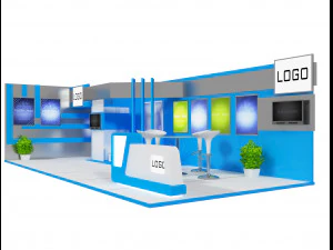 booth exhibition stand a 26 3D Model