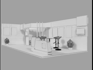 booth exhibition stand a 26 3D Model