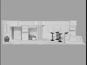 booth exhibition stand a 26 3D Model