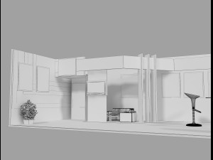 booth exhibition stand a 26 3Dモデル