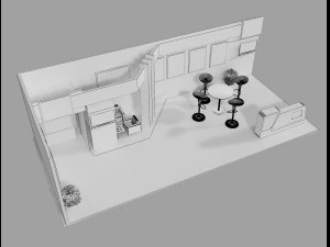 booth exhibition stand a 26 3D Model