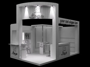 booth exhibition stand a 27 3D Model