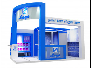 booth exhibition stand a 27 Modèle 3D