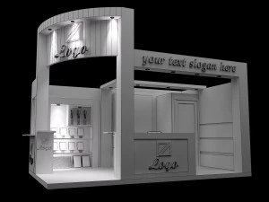 booth exhibition stand a 27 3D Model