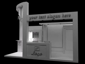 booth exhibition stand a 27 3D Model