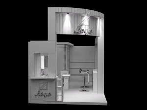booth exhibition stand a 27 3D Model