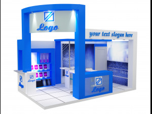 booth exhibition stand a 27 Modèle 3D