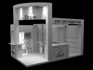 booth exhibition stand a 27 Modèle 3D