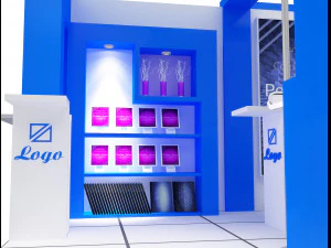booth exhibition stand a 27 3D Model