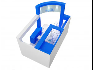 booth exhibition stand a 27 3D Model