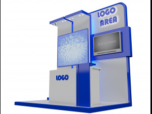 booth exhibition stand a 15 3D Модель