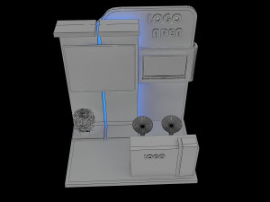 booth exhibition stand a 15 3D Модель