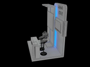 booth exhibition stand a 15 3D Model