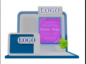 booth exhibition stand a152 3D Модель