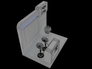 booth exhibition stand a 153 3D Model